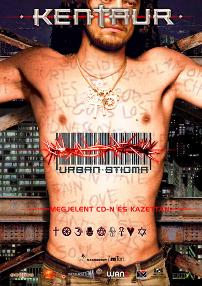 Kentaur - Urban Stigma - a lemez kampány-plakátja No3