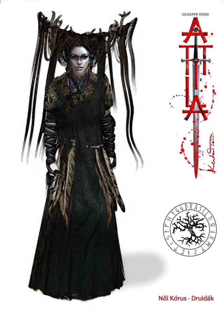 druidák a - attila